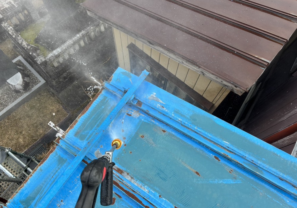 【豊丘村神稲】賃貸物件の雨漏り根治対策！屋根ウレタン防水補修×ハイパーユメロック塗装工事