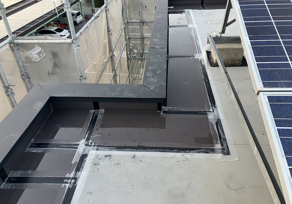 【駒ヶ根市上穂栄町】K様邸 積水ハウス戸建て 外壁塗装・屋上ウレタン防水・シーリング打ち替え工事（タテイル2仕様）