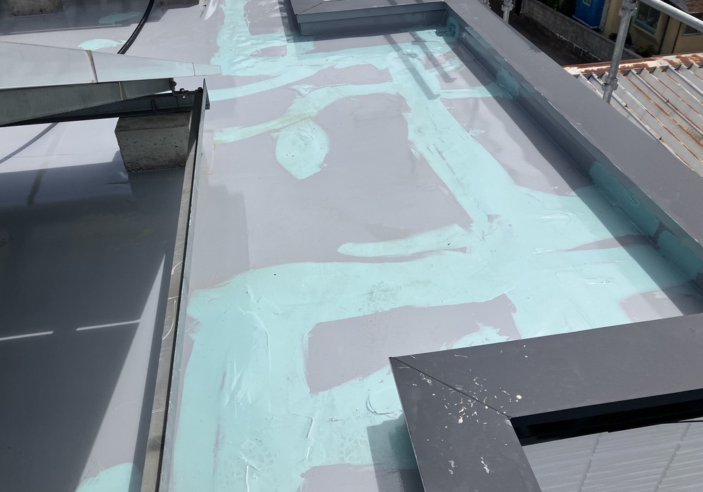 【駒ヶ根市上穂栄町】K様邸 積水ハウス戸建て 外壁塗装・屋上ウレタン防水・シーリング打ち替え工事（タテイル2仕様）