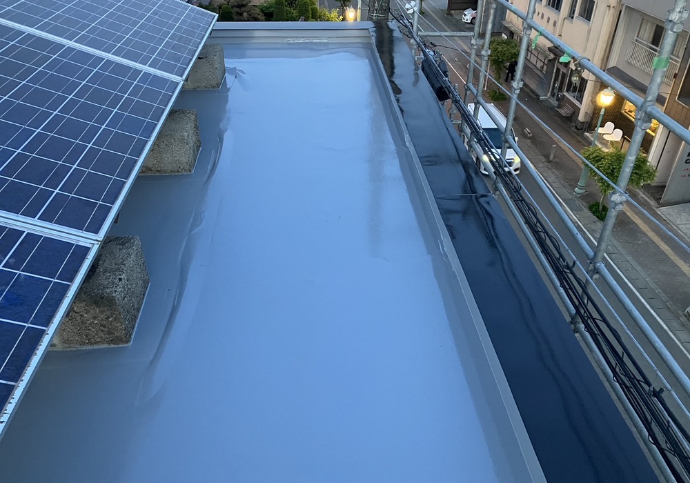 【駒ヶ根市上穂栄町】K様邸 積水ハウス戸建て 外壁塗装・屋上ウレタン防水・シーリング打ち替え工事（タテイル2仕様）