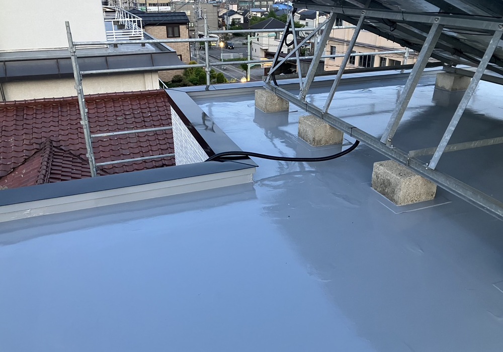 【駒ヶ根市上穂栄町】K様邸 積水ハウス戸建て 外壁塗装・屋上ウレタン防水・シーリング打ち替え工事（タテイル2仕様）