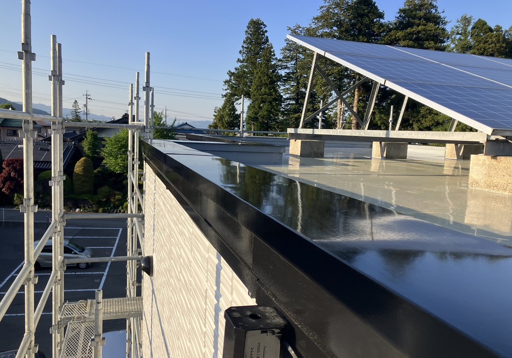 【駒ヶ根市上穂栄町】K様邸 積水ハウス戸建て 外壁塗装・屋上ウレタン防水・シーリング打ち替え工事（タテイル2仕様）
