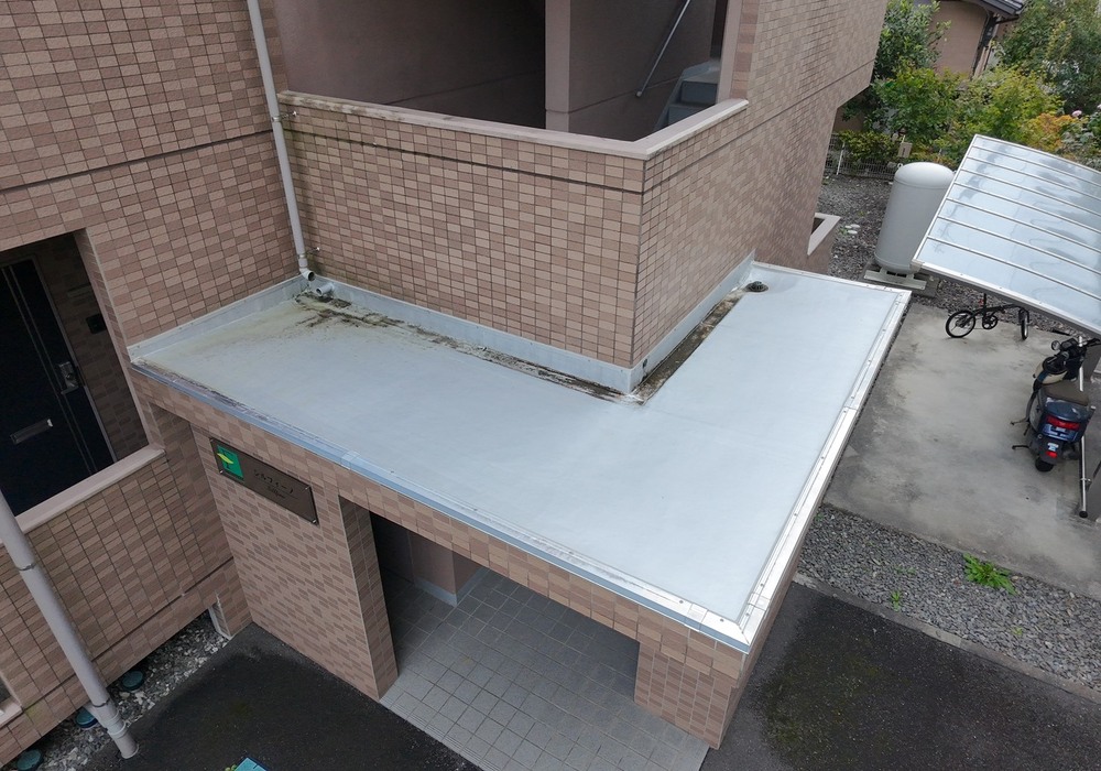 【上伊那郡箕輪町】賃貸マンション大規模修繕（タイル構造物補修・共有通路防水工事）