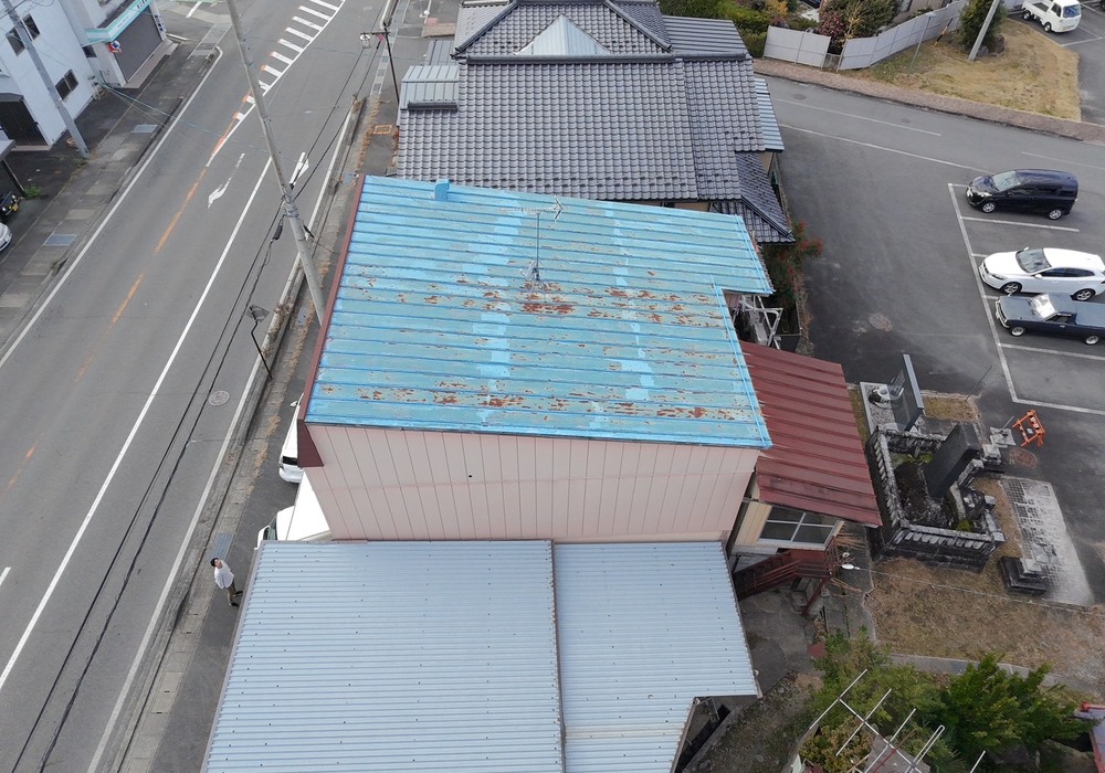 【豊丘村神稲】賃貸物件の雨漏り根治対策！屋根ウレタン防水補修×ハイパーユメロック塗装工事