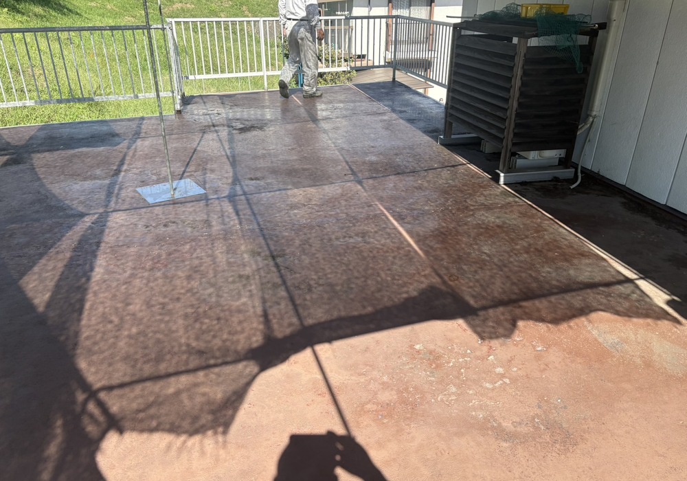 【下伊那郡高森町下市田】戸建て M様邸 陸屋根塗膜防水工事（PNT通気工法）