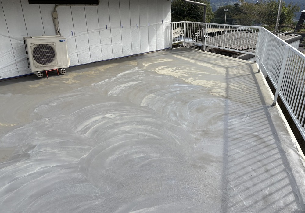 【下伊那郡高森町下市田】戸建て M様邸 陸屋根塗膜防水工事（PNT通気工法）