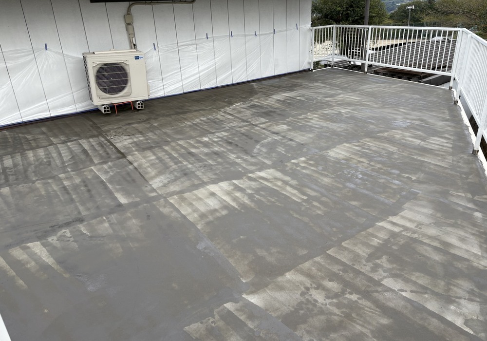 【下伊那郡高森町下市田】戸建て M様邸 陸屋根塗膜防水工事（PNT通気工法）