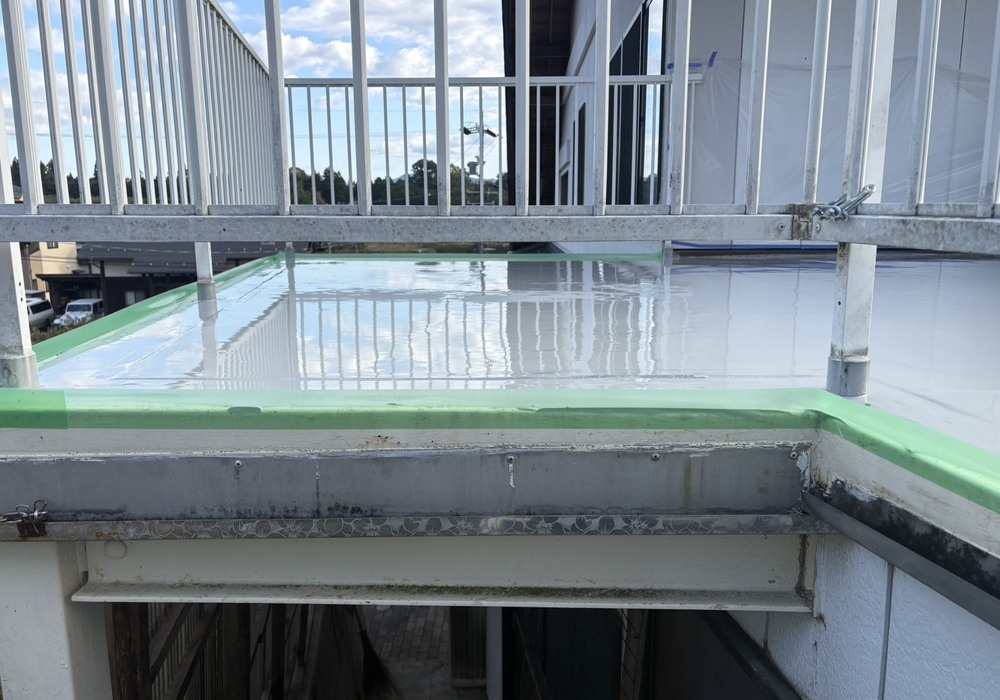 【下伊那郡高森町下市田】戸建て M様邸 陸屋根塗膜防水工事（PNT通気工法）