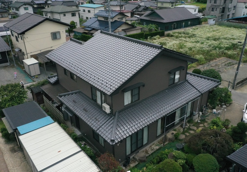 【飯田市長野原】戸建て K様邸 井坪工務店 外壁・倉庫屋根塗装工事（ユメロック114ライン仕様）