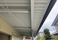 【飯田市長野原】戸建て K様邸 井坪工務店 外壁・倉庫屋根塗装工事（ユメロック114ライン仕様）