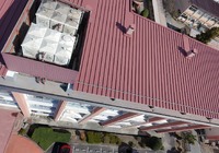 【飯田市名古熊】下伊那農業高等学校様 高架水槽架台防水改修工事（通気緩衝ウレタン防水・脱気筒設置仕様）