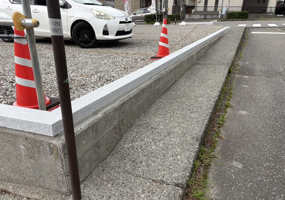 【飯田市浜井町】富士山稲荷神社 擁壁補修工事