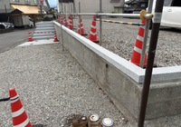 【飯田市浜井町】富士山稲荷神社 擁壁補修工事