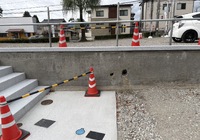 【飯田市浜井町】富士山稲荷神社 擁壁補修工事