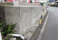 【飯田市浜井町】富士山稲荷神社 擁壁補修工事