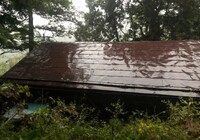 【下伊那郡大鹿村】宇佐八幡神社 屋根塗装工事（ユメロック114ライン仕様）