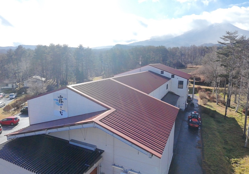 【木曽郡木曽町開田】工場 K工場 屋根ボルト部防水改修工事（ウレタン塗膜防水仕様）