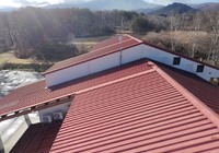 【木曽郡木曽町開田】工場 K工場 屋根ボルト部防水改修工事（ウレタン塗膜防水仕様）