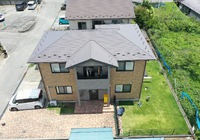 飯田市　Ｓ様邸　　外壁・屋根塗装工事　リアルハイブリッドセラミック系クリヤー・熱交換塗料タフコート42仕様