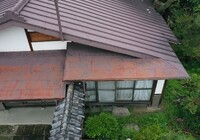 【飯田市川路】戸建て N様邸 屏風屋根・下屋根塗装工事（SK無機塗料仕様）