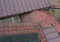 【飯田市川路】戸建て N様邸 屏風屋根・下屋根塗装工事（SK無機塗料仕様）