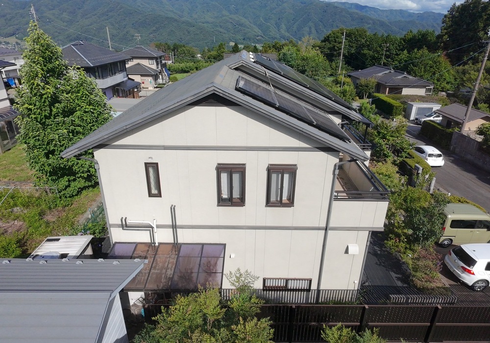 【上伊那郡飯島町】戸建て O様邸 外壁・屋根塗装工事（SKプレミアム無機仕様）