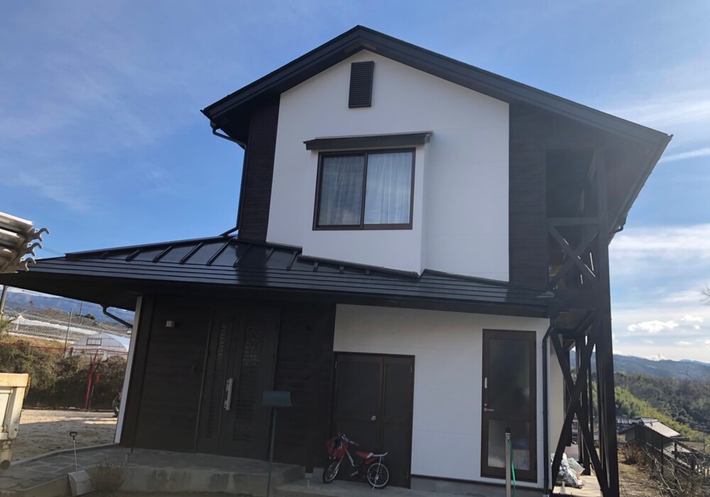 【飯田市駄科】戸建て S様邸 外壁・屋根塗装工事（グランデ仕様）