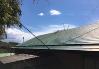 【下伊那郡松川町元大島】カーピットアルル様 店舗屋根塗装工事