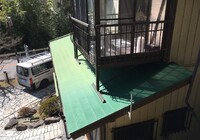 【下伊那郡松川町元大島】カーピットアルル様 店舗屋根塗装工事