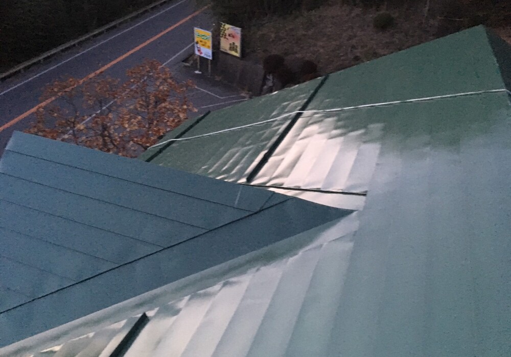 【下伊那郡松川町元大島】カーピットアルル様 店舗屋根塗装工事