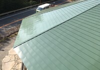 【下伊那郡松川町元大島】カーピットアルル様 店舗屋根塗装工事