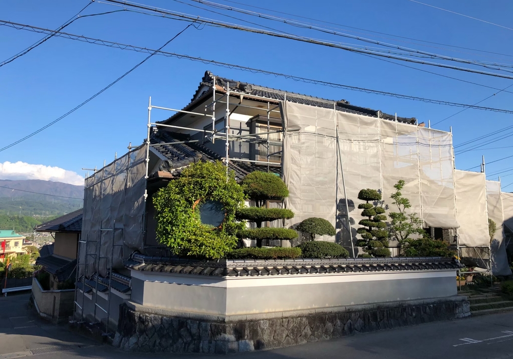 【飯田市上郷】戸建て O様邸 外壁塗装工事（ユメロック114ライン仕様）