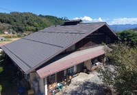 【ドローン空撮で屋根診断】伊那市 U様邸 屋根の高所無料調査＋屋根塗装工事
