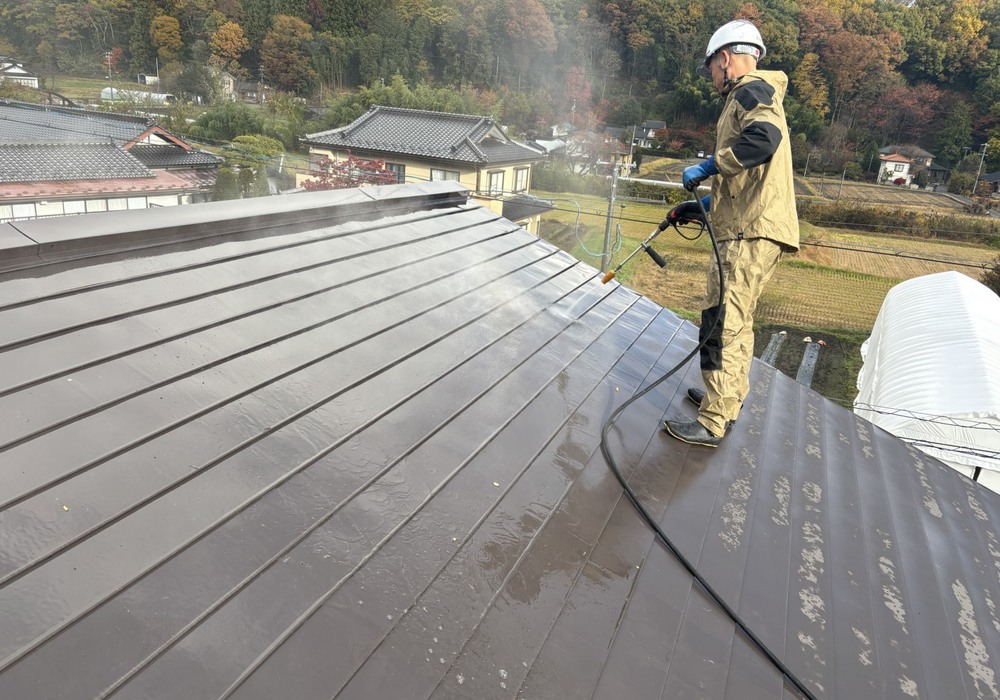 【ドローン空撮で屋根診断】伊那市 U様邸 屋根の高所無料調査＋屋根塗装工事