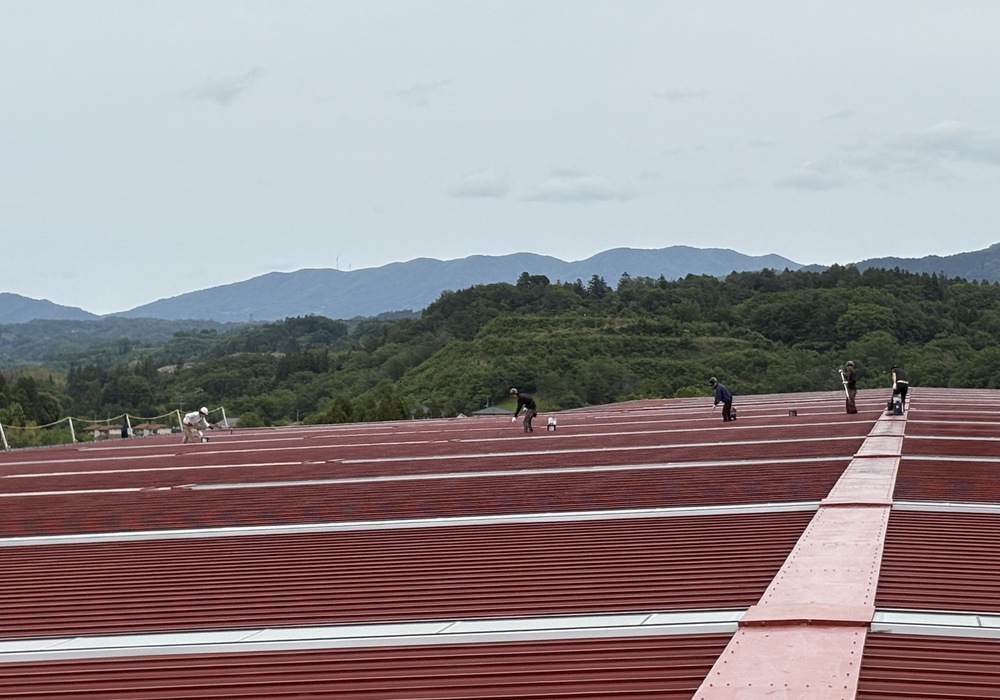 【無料調査】福島県 アマダ福島工場 11,617㎡の高所調査＋超大規模屋根塗装