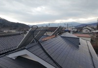 【ドローン空撮で屋根診断】飯田市山本 Y様邸 本宅・倉庫屋根の高所無料調査＋屋根塗装