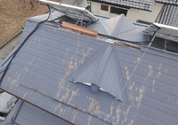 【ドローン空撮で屋根診断】飯田市山本 Y様邸 本宅・倉庫屋根の高所無料調査＋屋根塗装