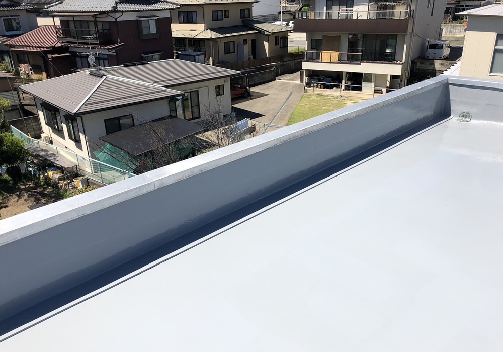 【飯田市小伝馬町】太田歯科様 屋上防水工事（PN工法）・玄関屋根防水工事