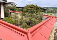 【飯田市川路】戸建て N様邸 屏風屋根・下屋根塗装工事（SK無機塗料仕様）