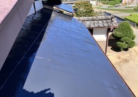 【飯田市川路】戸建て N様邸 屏風屋根・下屋根塗装工事（SK無機塗料仕様）