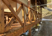 【下伊那郡平谷村】戸建て N様邸別荘 木部天井下部分塗装工事（セトールFilter7プラス仕様）