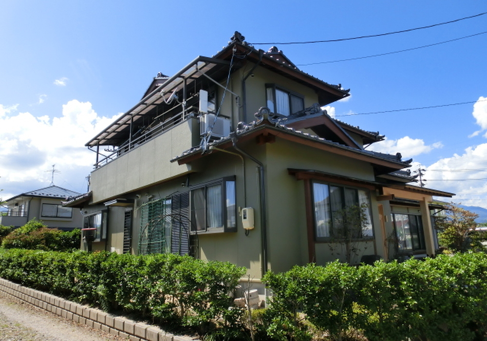 【飯田市長野原】戸建て S様邸 外壁・屋根塗装工事（グランデ仕様・TF2000シーリング工事）