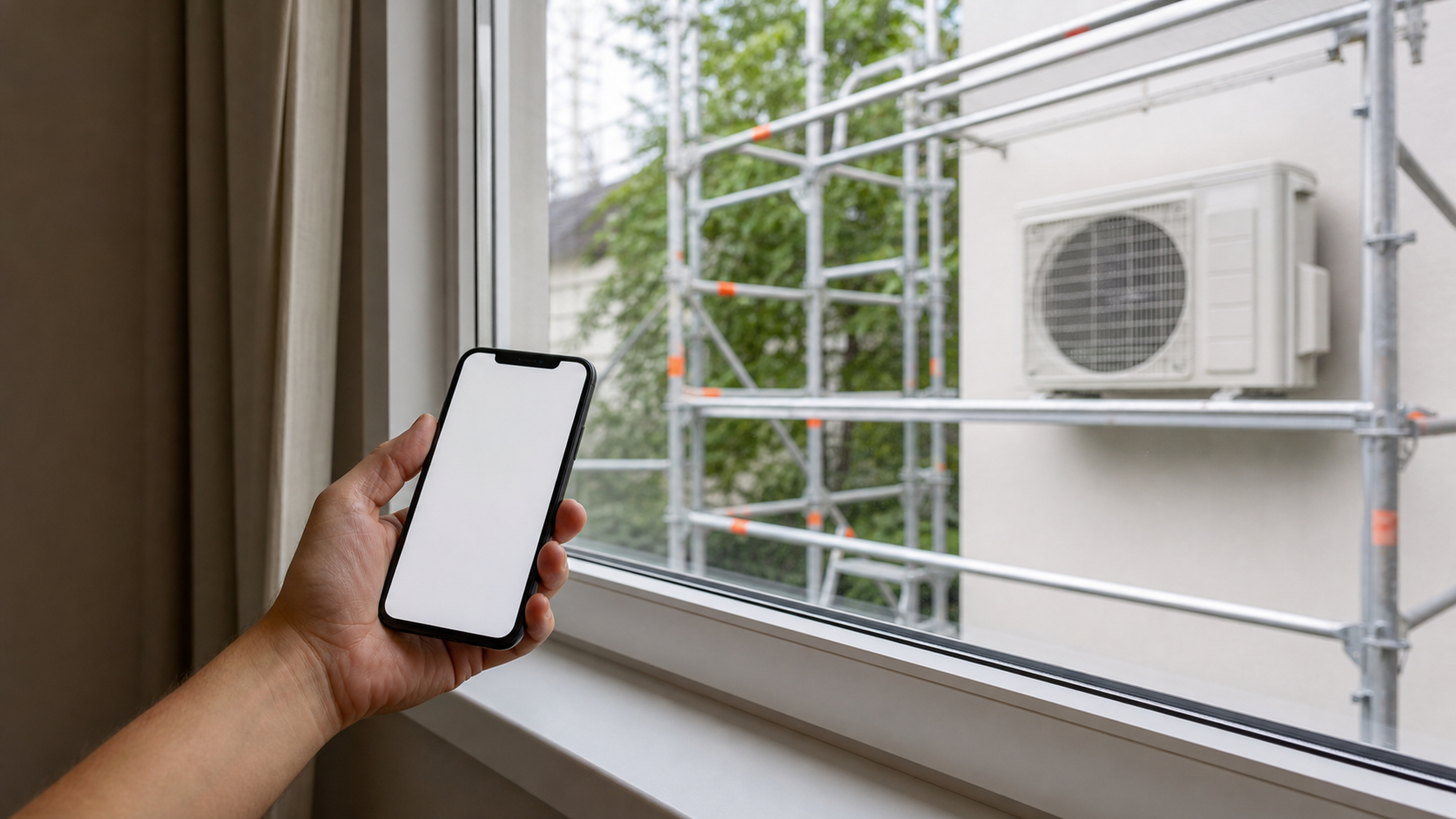 外壁塗装中にエアコンは使える？室外機・換気を工程表で確認する方法