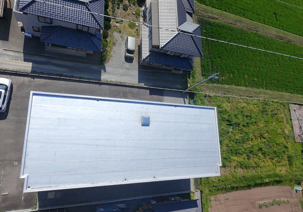 【上伊那郡箕輪町】賃貸マンションG様  屋上ルーフガードトップコート・防水補修工事
