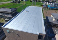 【上伊那郡箕輪町】賃貸マンションG様  屋上ルーフガードトップコート・防水補修工事