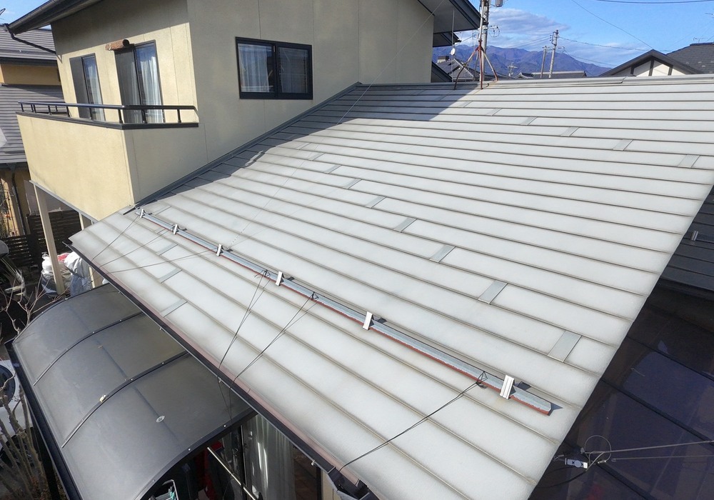 【ドローン空撮で建物診断】飯田市 戸建て 屋根・外壁無料点検