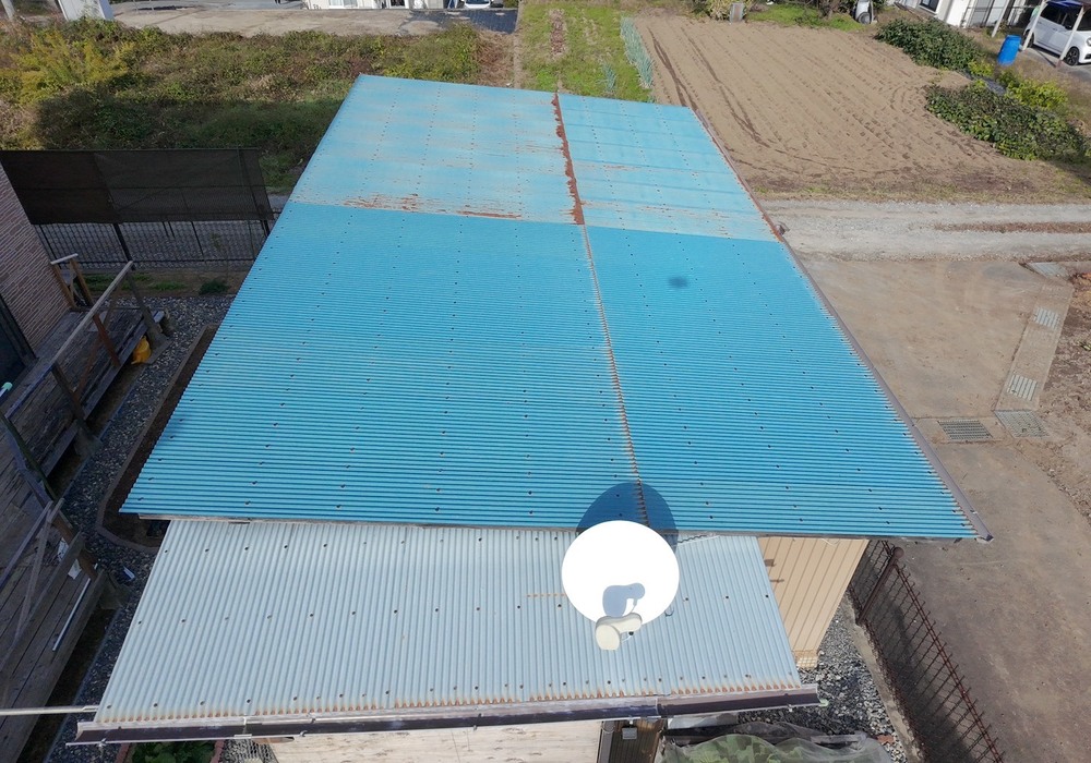 【ドローン空撮で建物診断】飯田市松尾 戸建て 屋根無料点検
