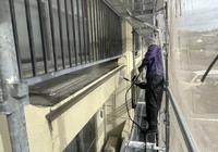 【飯田市鼎下山】賃貸マンション 熊谷マンション様 外壁・屋根塗装・共用階段改修工事（セラミシリコン仕様）