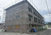 【飯田市鼎下山】賃貸マンション 熊谷マンション様 外壁・屋根塗装・共用階段改修工事（セラミシリコン仕様）