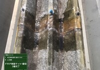 【伊那市西箕輪】工場 FRP折板屋根 重なり部分防水工事